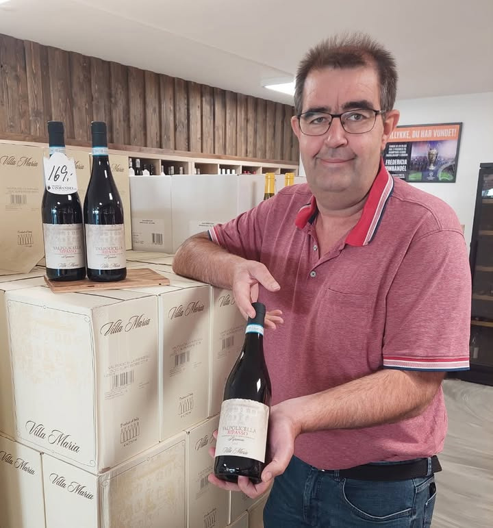 Fredericia Vinhandel fejrer fødselsdag med konkurrence om 6 flasker Ripasso