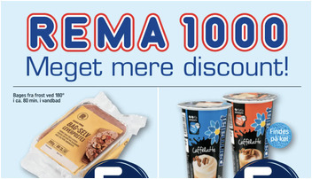 Bag-selv leverpostej og caffélatte til kun 5 kr. hos Rema 1000