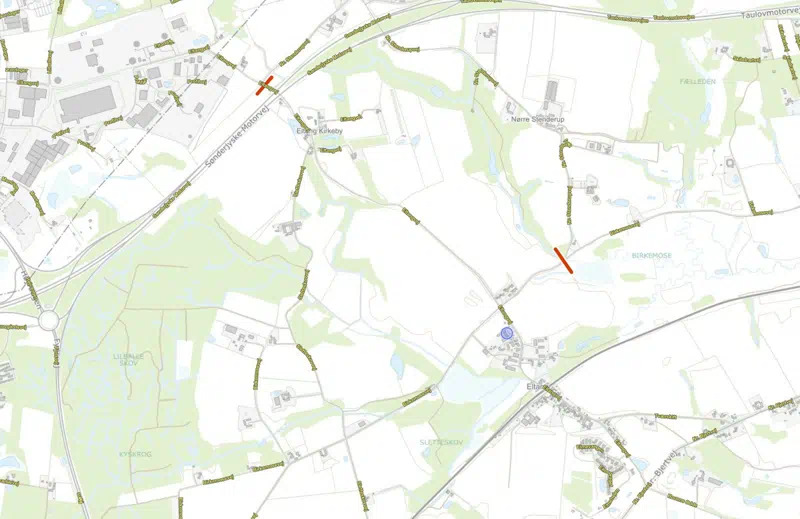 Kolding Kommune lukker veje for at beskytte børn mod øget trafik under motorvejsarbejde