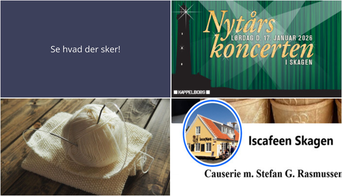 Skagen byder på musik, håndarbejde og livsfilosofi denne weekend