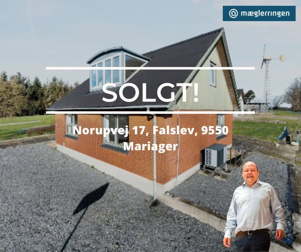 Mæglerringen Hadsund har solgt Norupvej 17 i Falslev
