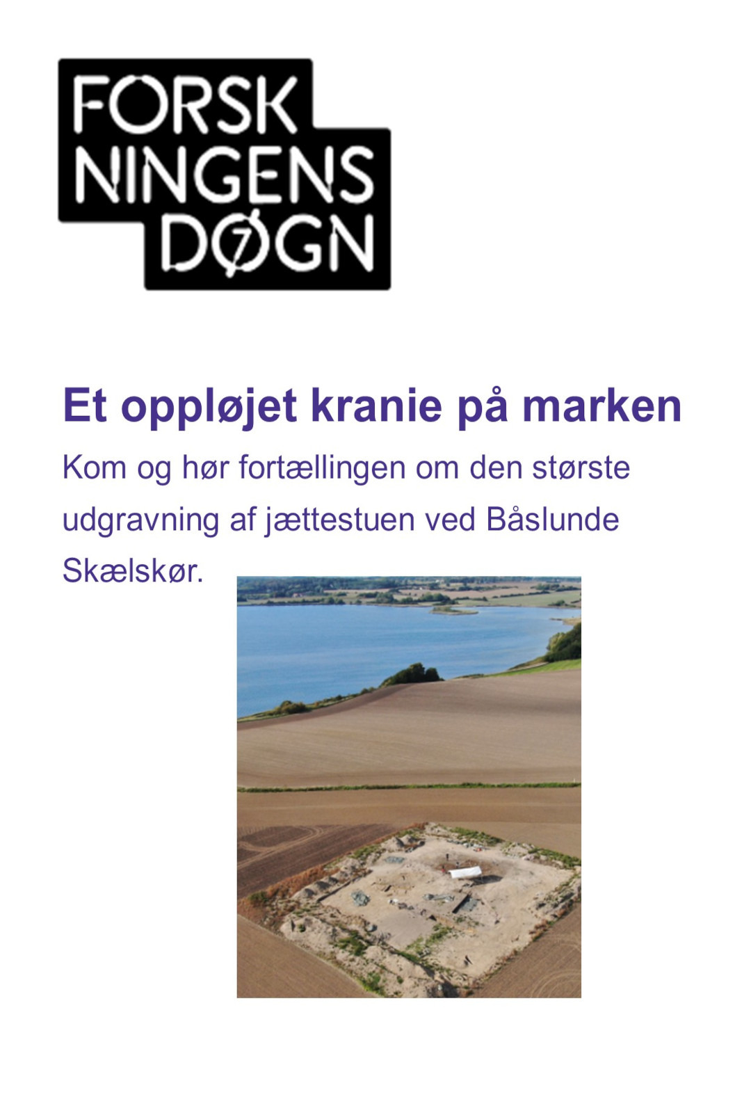 Oplev foredrag om jættestuer og stenalderritualer i Skælskør