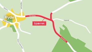 Stendisvej spærret for gennemkørsel