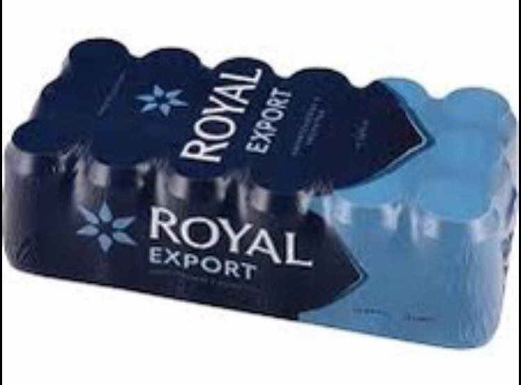 Tilbud på Blå Royal export øl hos Min Købmand Øster Bjerregrav - 18 stk kun 79,95 kr.