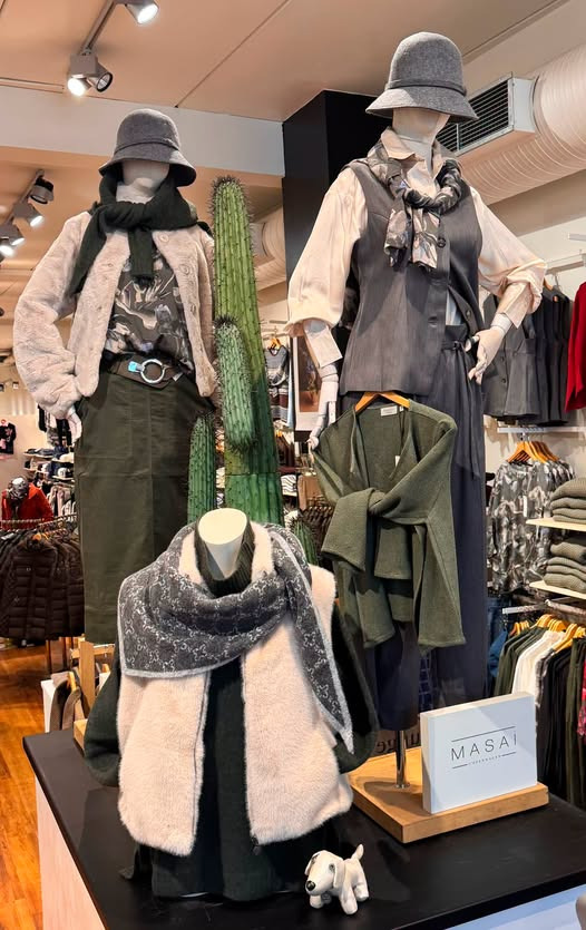 Skott Aalborg viser nye efterårsvarer fra Masai til lørdagsshopping