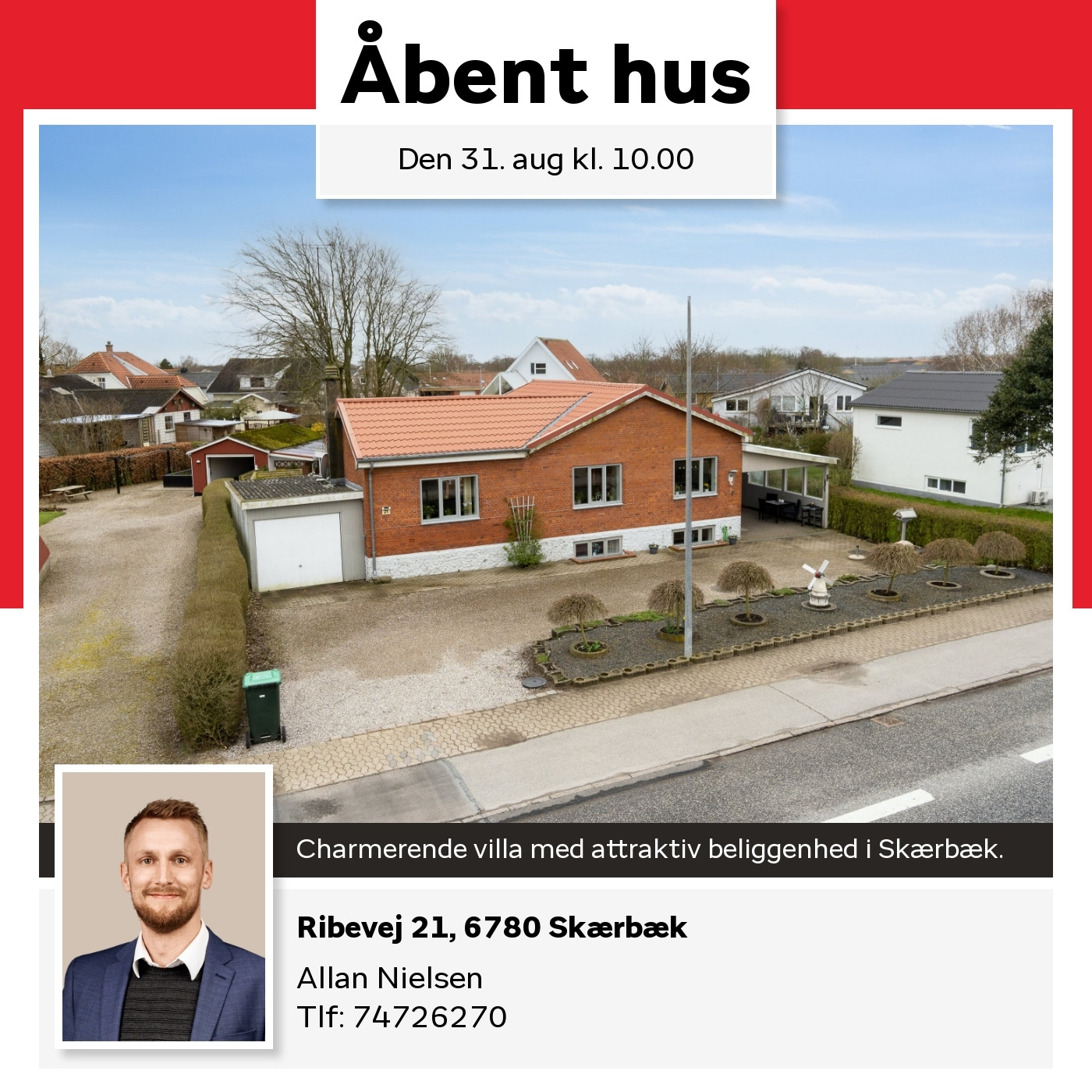 Home Tønder inviterer til åbent hus på Ribevej 21 i Skærbæk