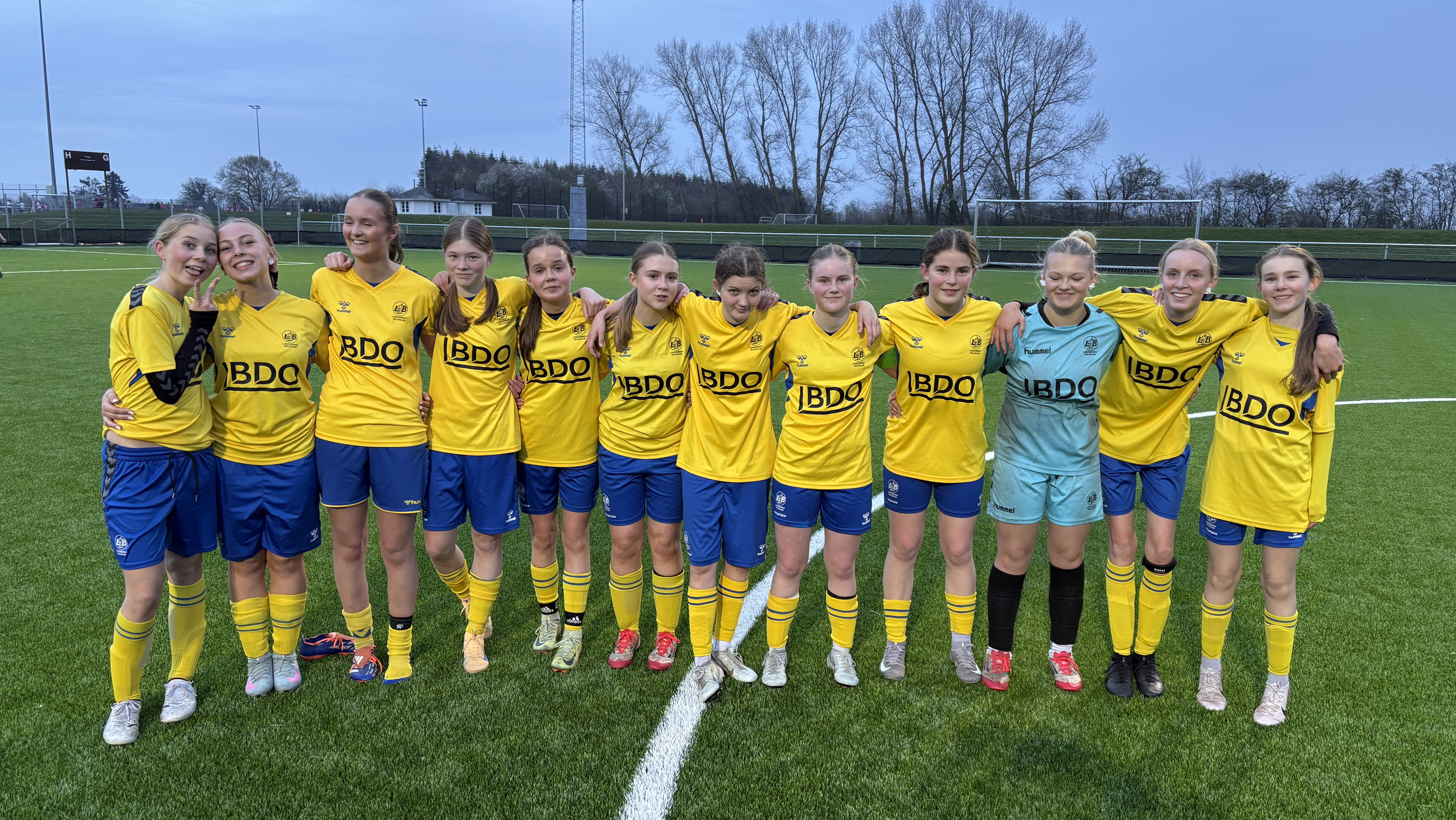 Lunderskov B U17 Piger får en hård lærestreg mod Bramming B