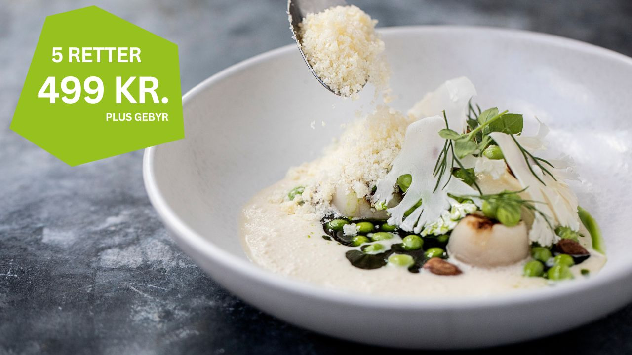 Gourmetoplevelse i hjertet af Odense: 5-retters menu hos Restaurant HOS