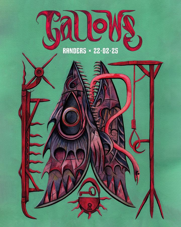 Underværket opfordrer til at følge Gallows metalfestival og vinde billetter