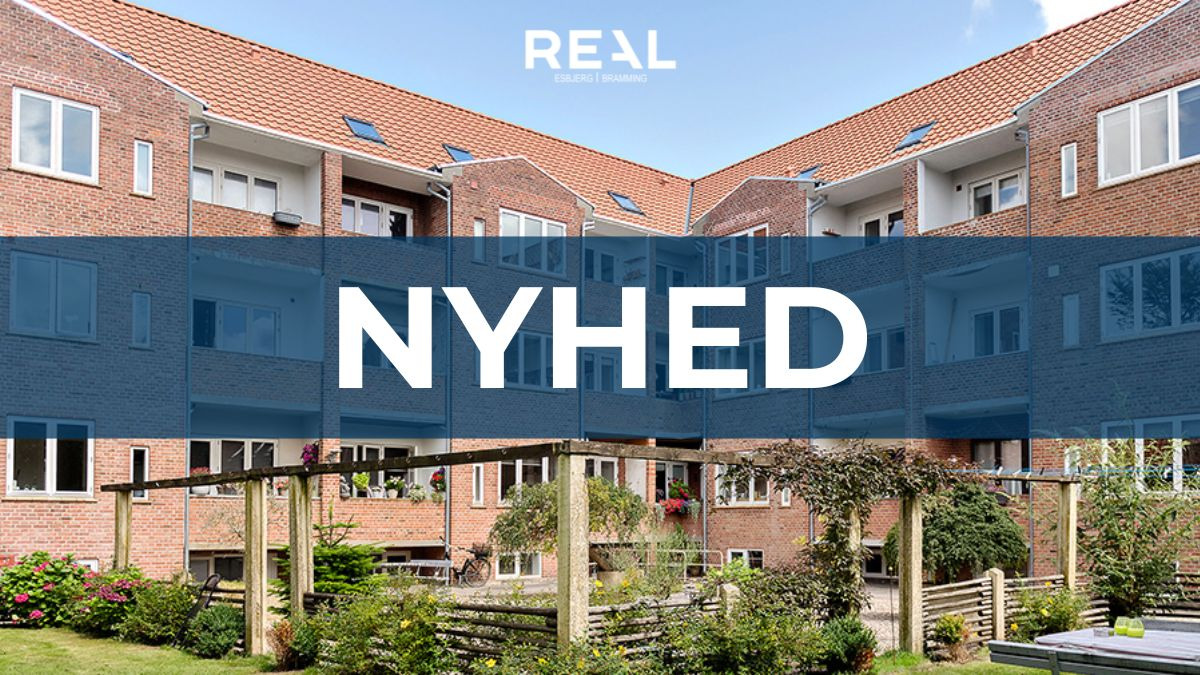 RealMæglerne Esbjerg og Bramming præsenterer ny lys ejerlejlighed tæt på centrum