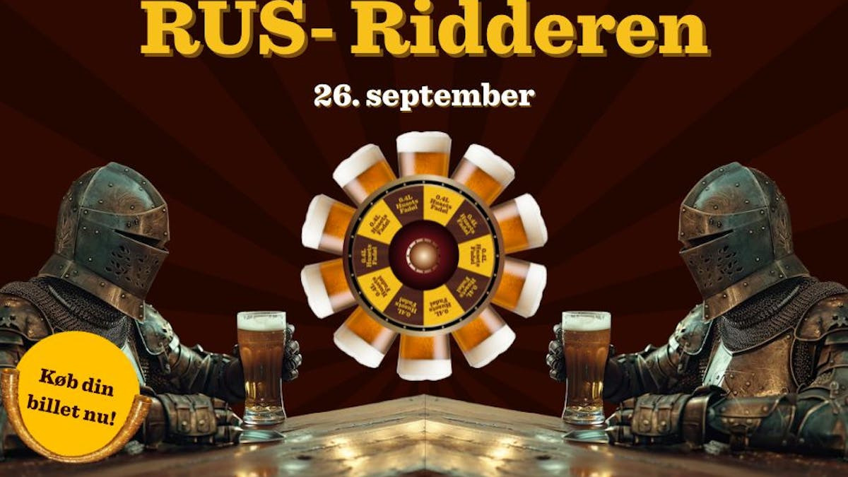 Rus-ridder på Guldhornene: En aften med bodega-hygge og kolde øl