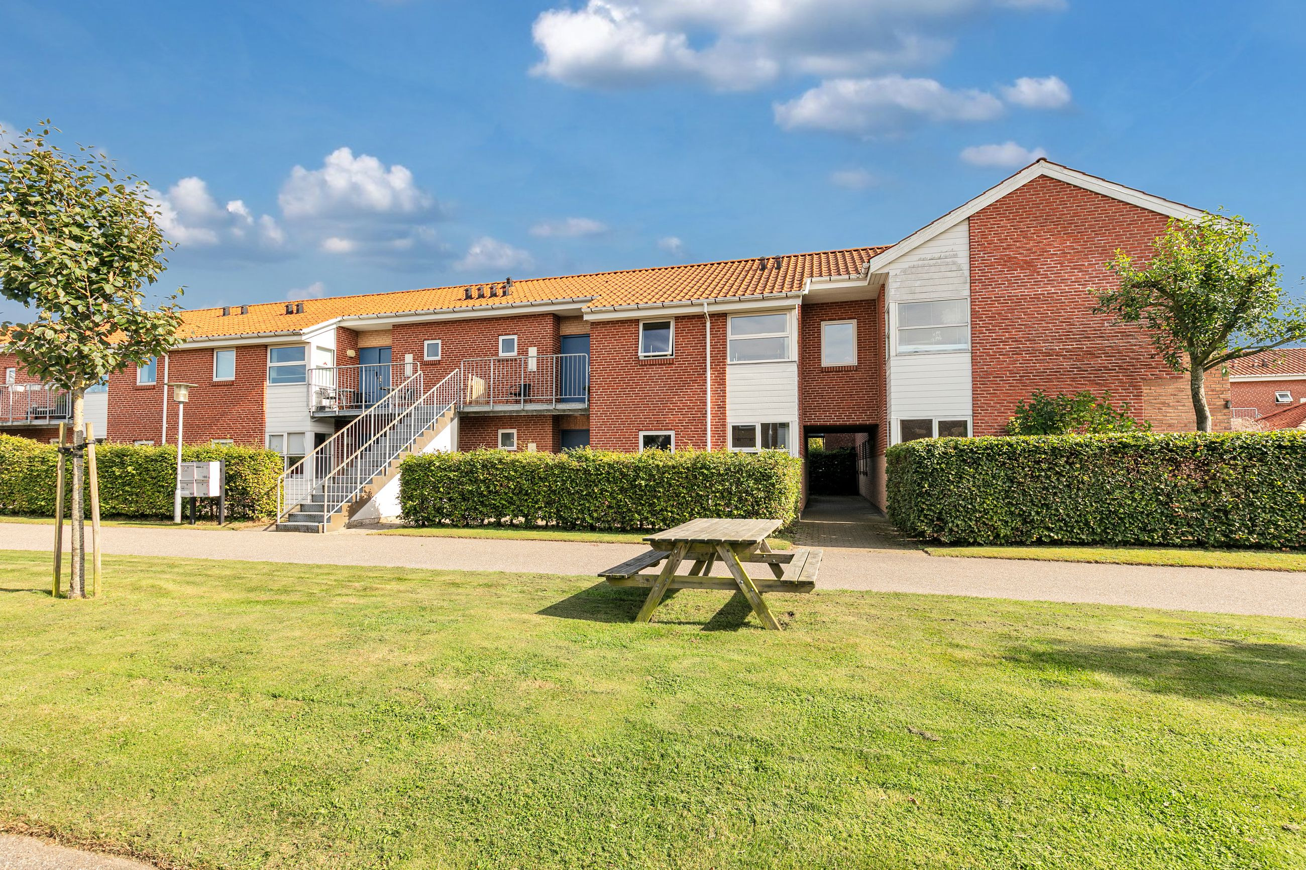 Pæn 70 m2 Andelsbolig i Spangsbjerghaven på 1 sal, med altan.