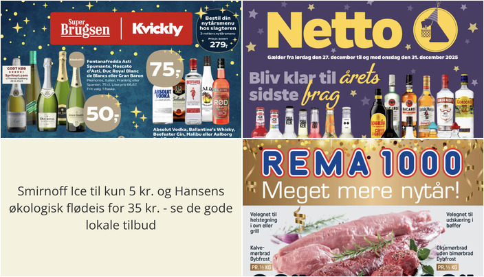 Smirnoff Ice til kun 5 kr. og Hansens økologisk flødeis for 35 kr. - se de gode lokale tilbud