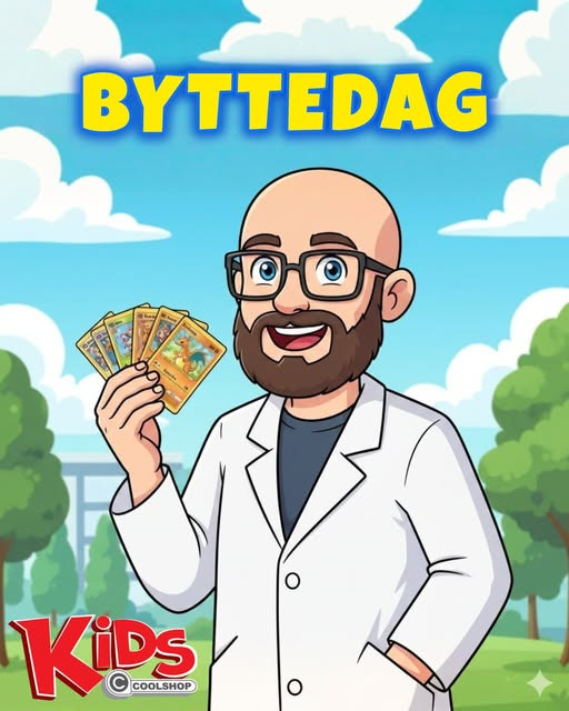 KiDS Coolshop inviterer til Pokémon byttedag 8. februar