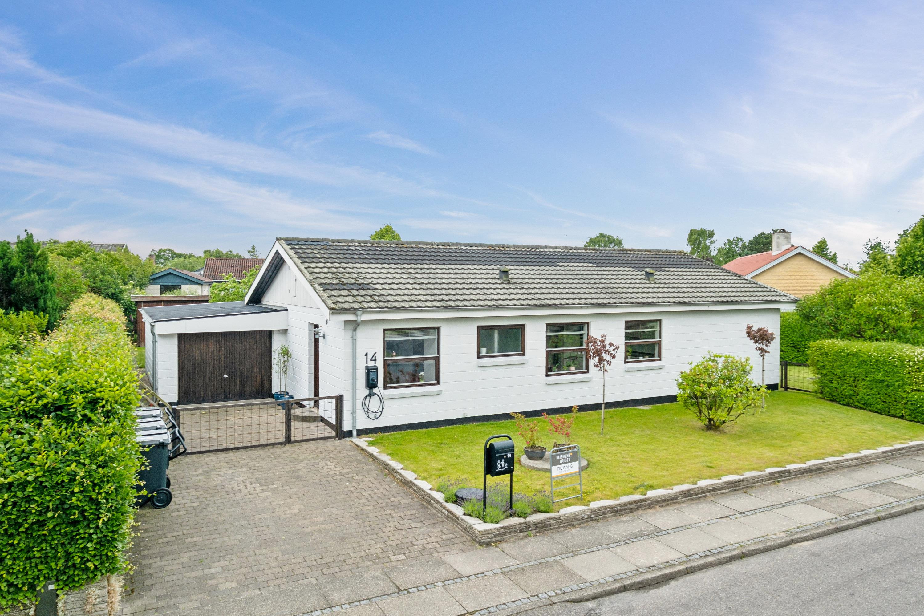 Indflytningsklar villa på rolig villavej i Biersted