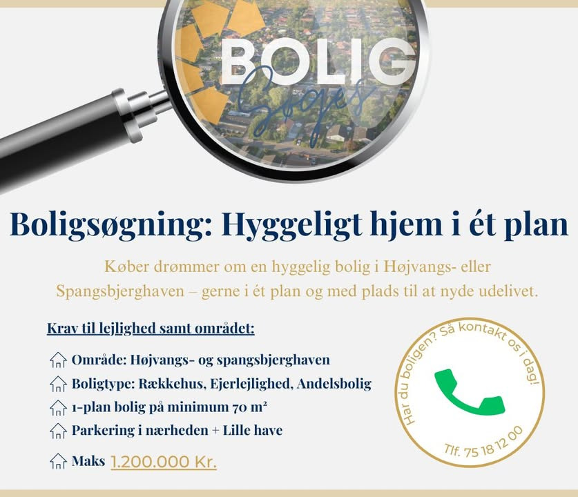 Estate Robin Thybo Esbjerg & Varde søger hjem i Højvangs- og Spangsbjerghaven