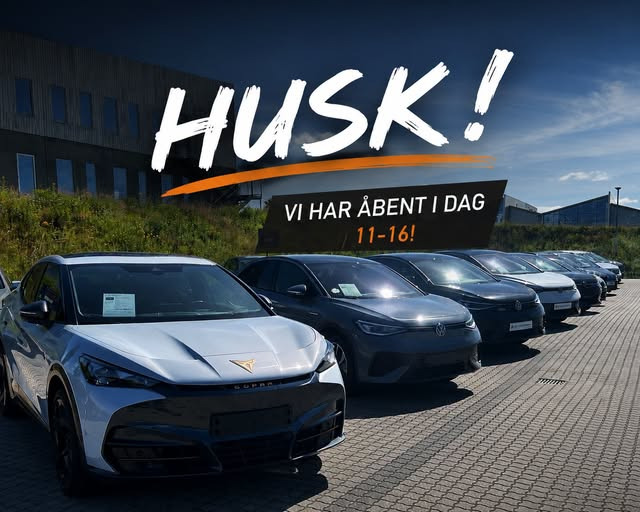 Autocentralen Viborg holder åbent i salgsafdelingen søndag d. 28. kl. 11.00-16.00