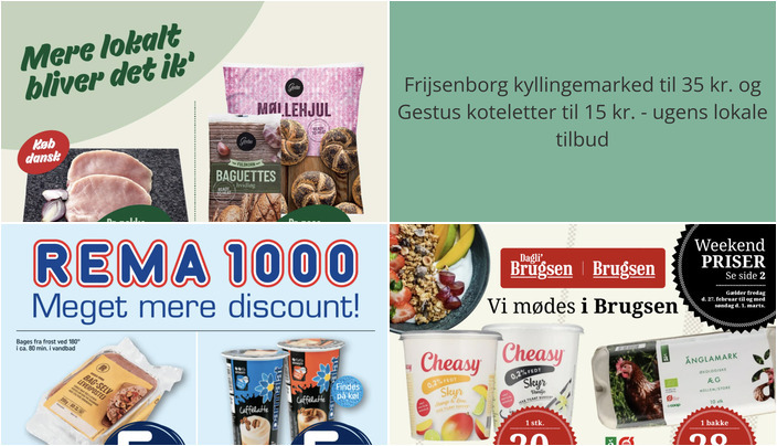 Frijsenborg kyllingemarked til 35 kr. og Gestus koteletter til 15 kr. - ugens lokale tilbud