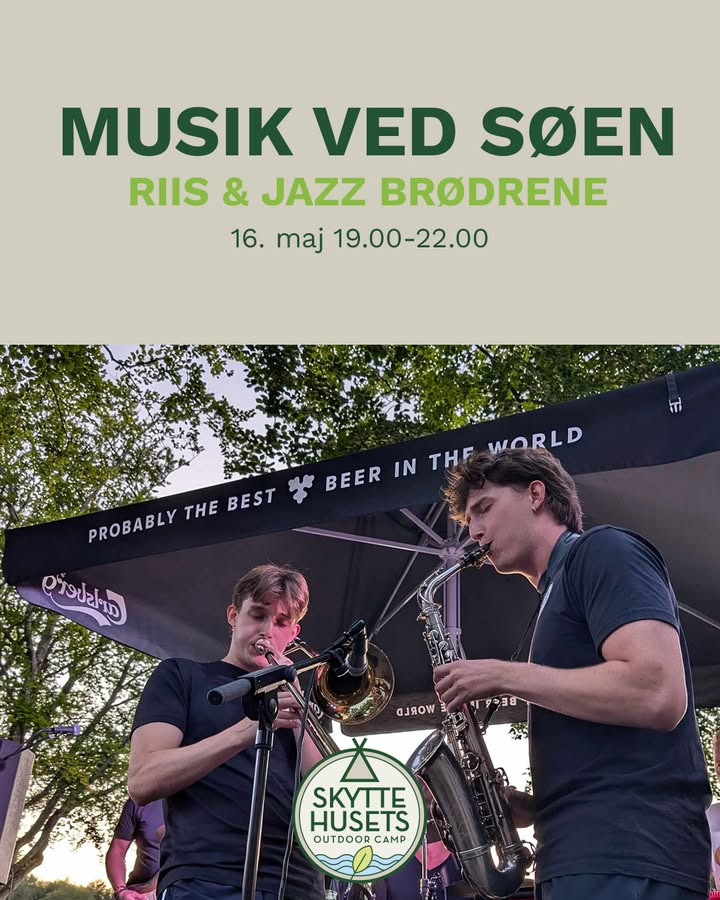 Skyttehusets Outdoor Camp serverer buffet til Riis & Jazzbrødrene fra kl. 17:30