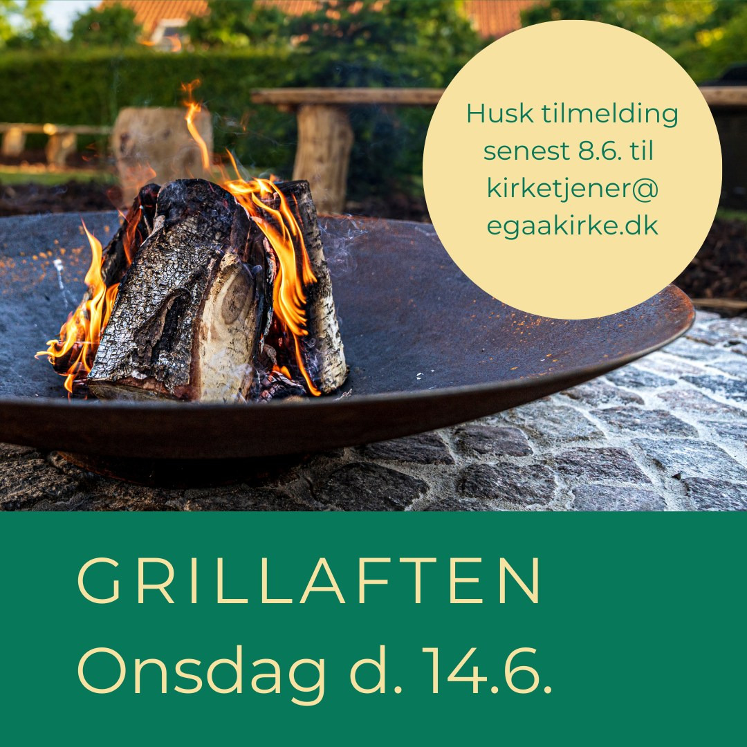 Tag med til sommer-grillaften i Attriumhaven ved Egå Sognegård