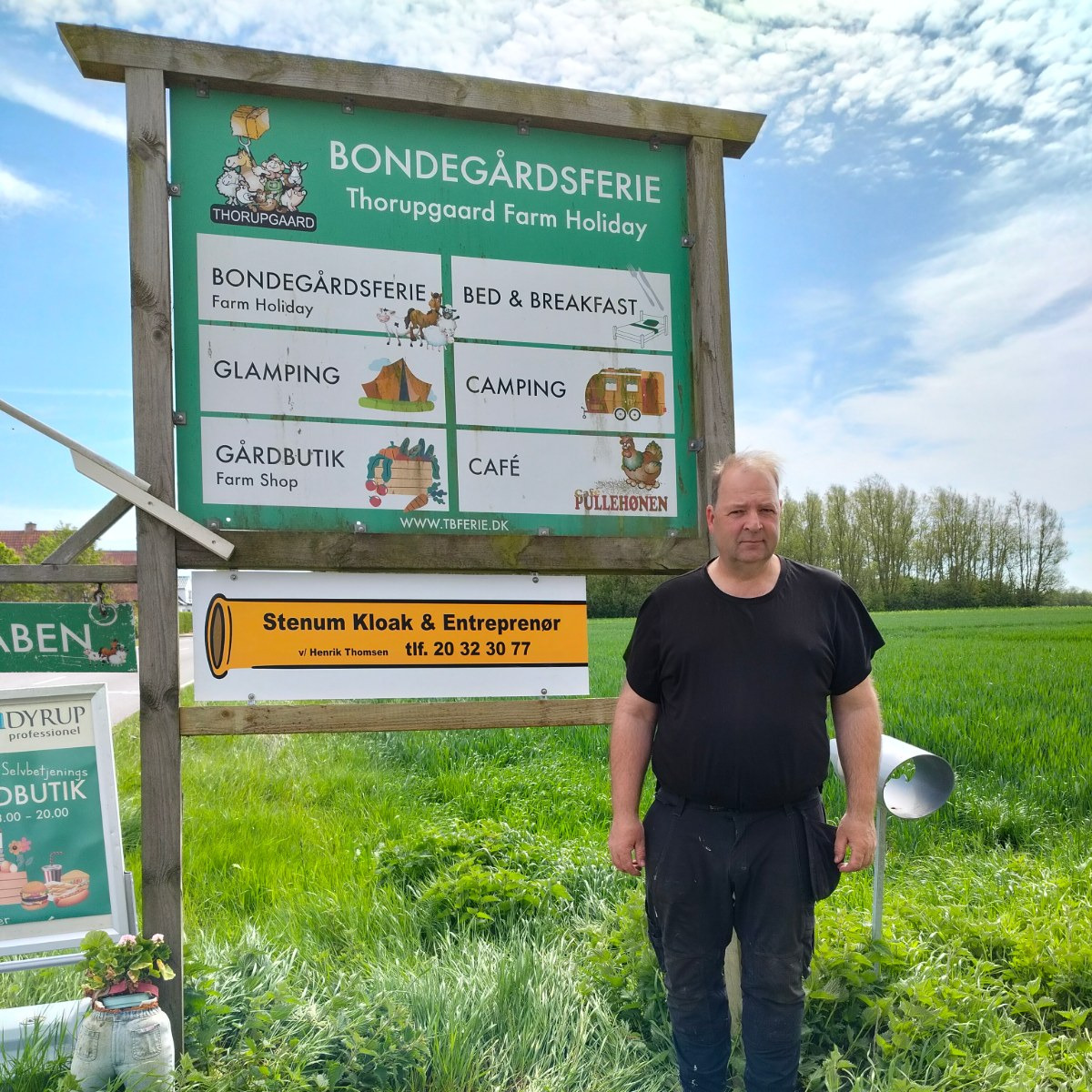 Henrik Thomsen fra Stenum Kloak og Entreprenør skaber noget, der rækker ind i fremtiden