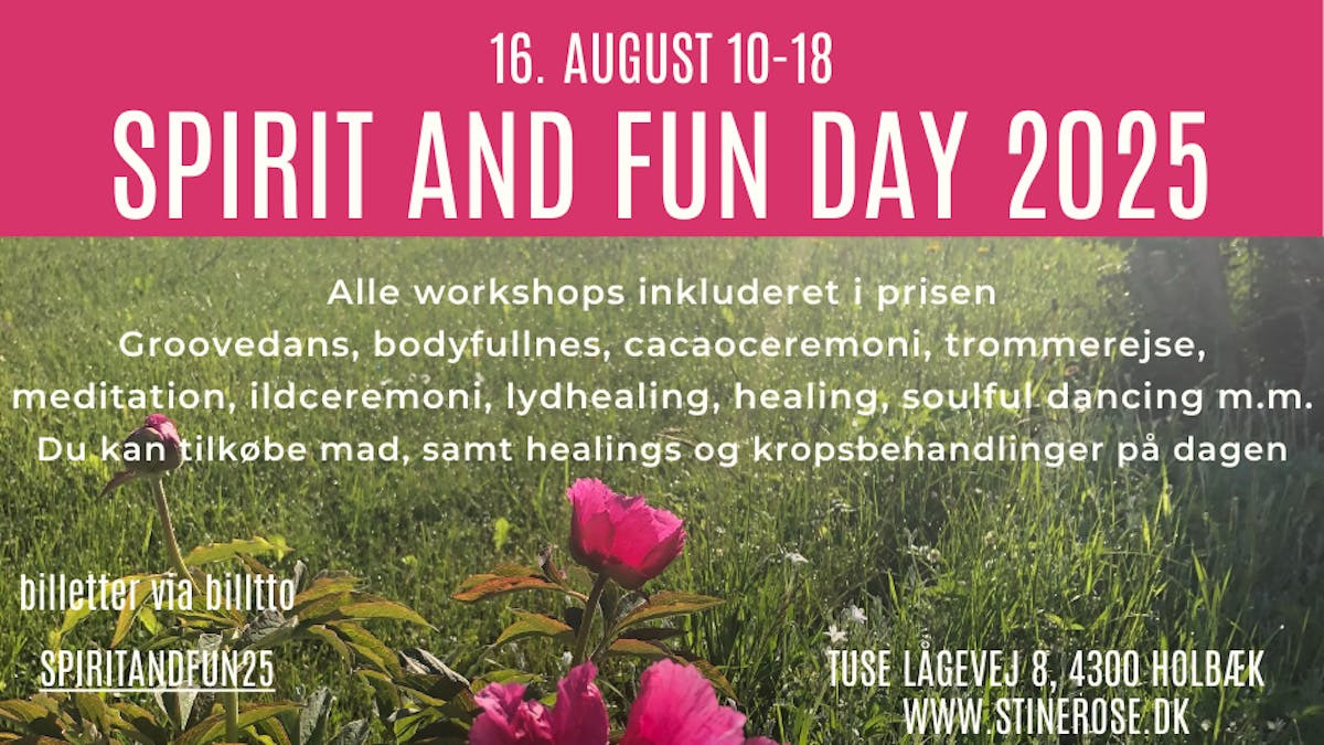 Spirit and Fun Day i Holbæk: En dag med workshops for krop, sind og ånd