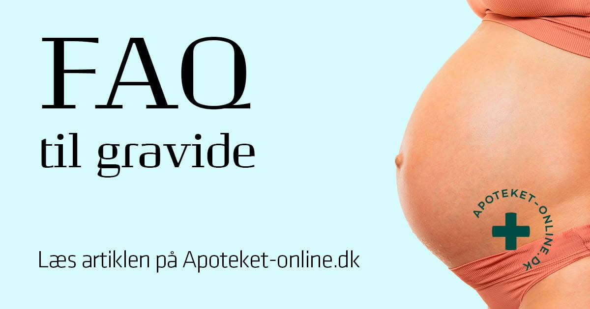 Ikast Apotek deler FAQ til gravide med ekspert fra Rigshospitalet