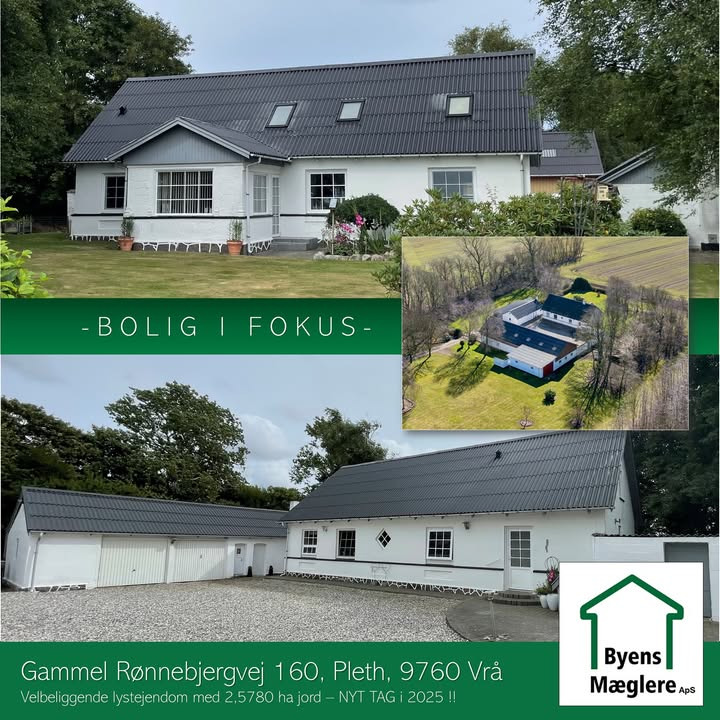 Byens Mæglere ApS, Hjørring præsenterer velbeliggende lystejendom i naturskønne omgivelser