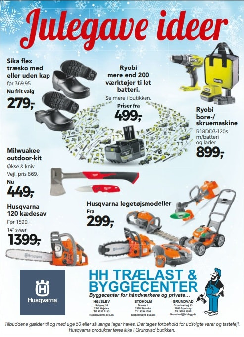 HH Trælast & Byggecenter A/S lancerer årets juleavis med tilbud og julegaveideer