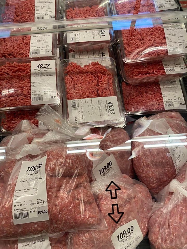 SuperBrugsen Dronninglund: Friskhakket okse og svinefars nu i slagterdisken