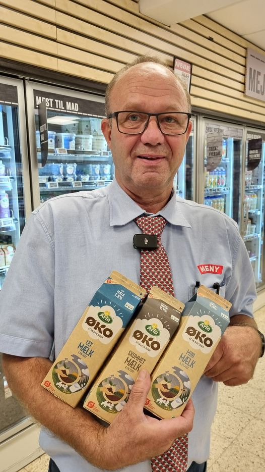Meny Klarup tilbyder Arla økologisk mælk til kun 9,95 kr. hver onsdag og torsdag