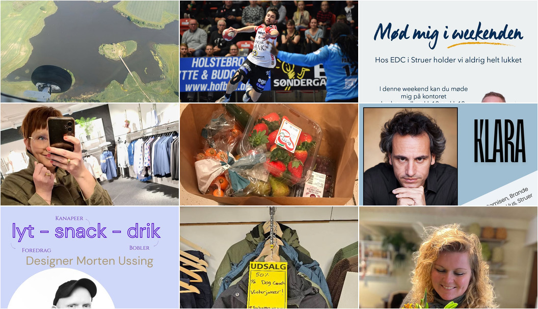 Nyt fra Operaen i Midten, MIN KØBMAND I ASP, Kylling & Co Holstebro og 8 andre