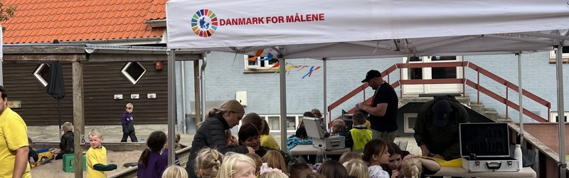 Børnehaver i Frederikshavn Kommunes verdensmålsuge lærer om bæredygtighed gennem leg og kreativitet