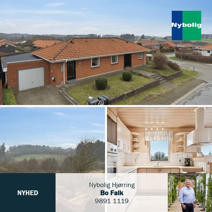 Nybolig Hjørring præsenterer: Velholdt villa med udsigt på Nordvangen i Sindal