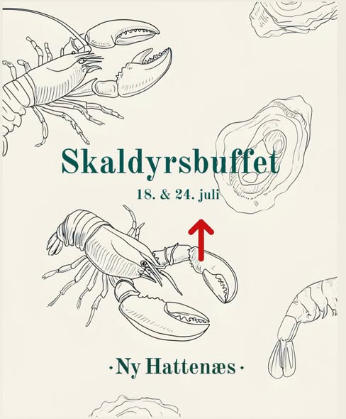 Ny Hattenæs har fået et afbud til skaldyrsopholdet den 24. juli