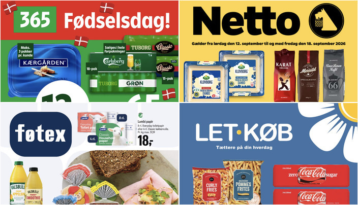 Gestus ovn-kartofler til 14 kr. og Anthon Berg marcipanbrød til 5 kr. - se de lokale dagligvaretilbud