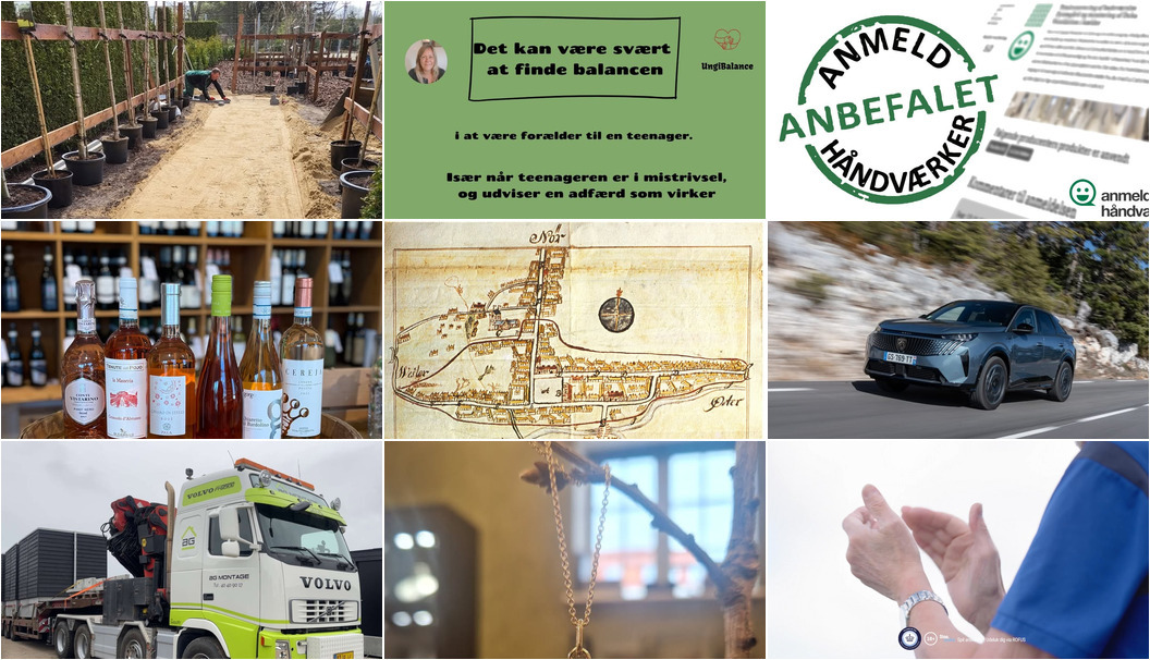 Nyt fra Jørgen Laursen A/S, Museerne i Holstebro, Ung i Balance og 6 andre