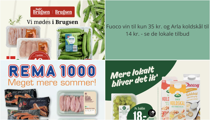 Fuoco vin til kun 35 kr. og Arla koldskål til 14 kr. - se de lokale tilbud