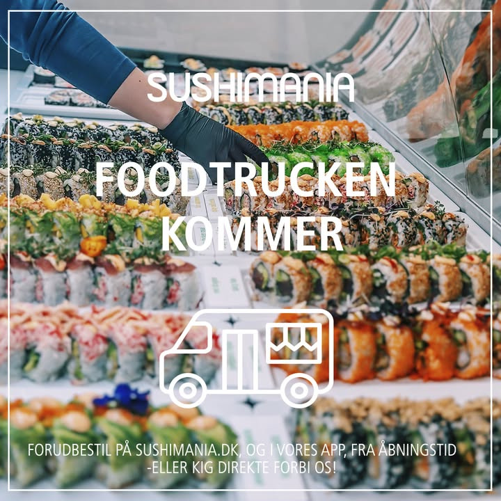 SushiMania foodtruck besøger Meny Als med lækker sushi og poke bowls