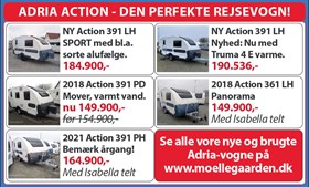 Møllegårdens Camping præsenterer Adria Action – den ideelle rejsevogn