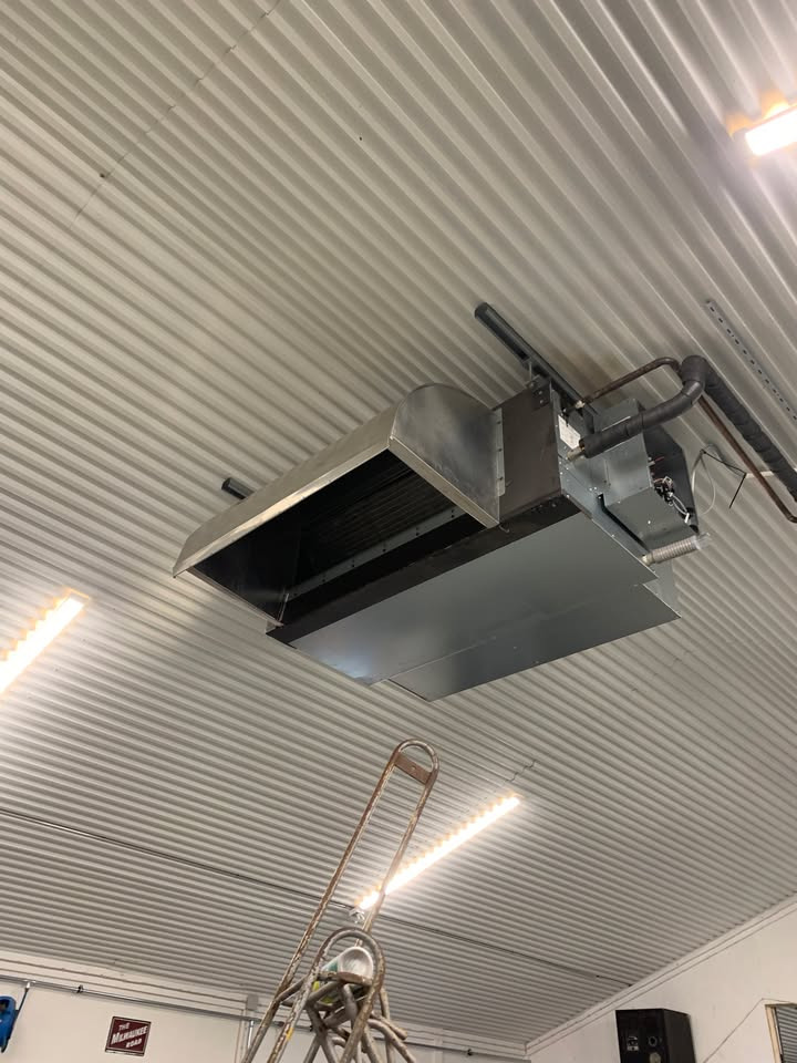 Toldbod El- & Klimateknik ApS installerer 20 kW Panasonic PACi varmepumpe til værksteder