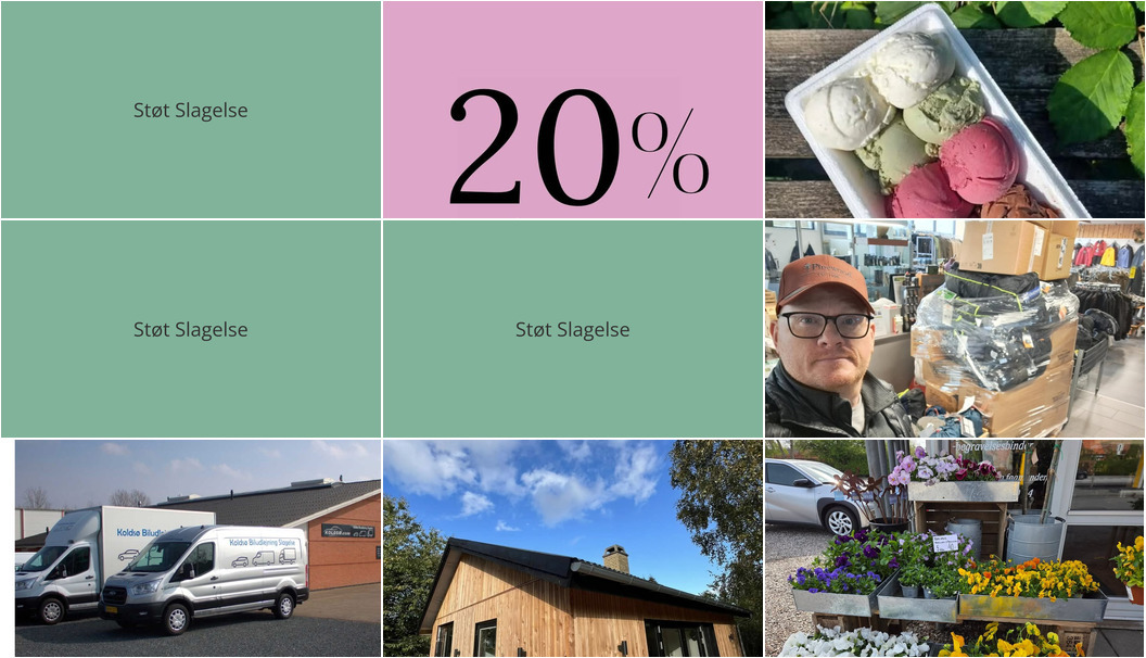 Nyt fra Slagelse Camping og Outdoor Center, Flore Vida, Bruuns Chokolade og 3 andre