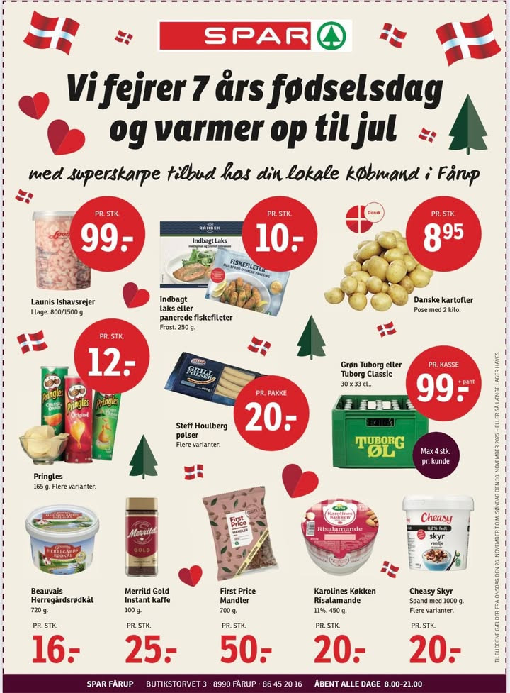 Spar Fårup inviterer til fødselsdagsfest med vilde tilbud og konkurrencer