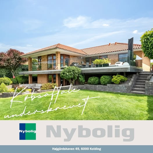 Nybolig Kolding underskriver købsaftale for bolig i Højgårdshaven