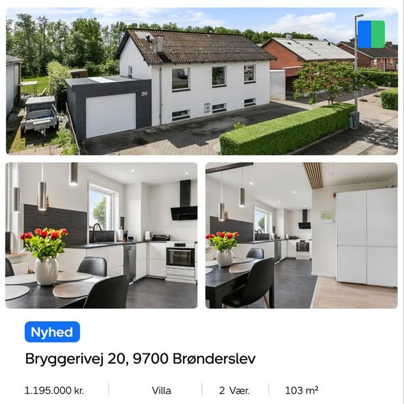 Nybolig Brønderslev & Vrå præsenterer renoveret villa i Brønderslev