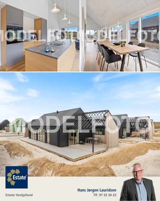 Estate Vestjylland præsenterer moderne fritidsbolig ved fjorden i Hvide Sande