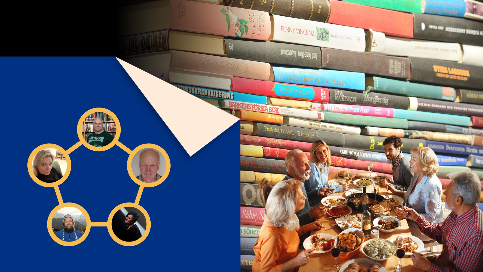 Vild litterær aften med bibliotekarer i Vanløse