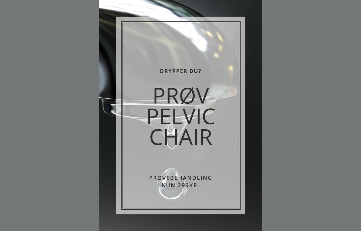 'Pelvic Chair' ved Studio Strong er den effektive løsning på inkontinens og bækkenbundsproblemer