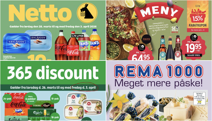 Ugens tilbud: Coca-Cola pakker til 59 kr. og Kærgården smør til 10 kr.