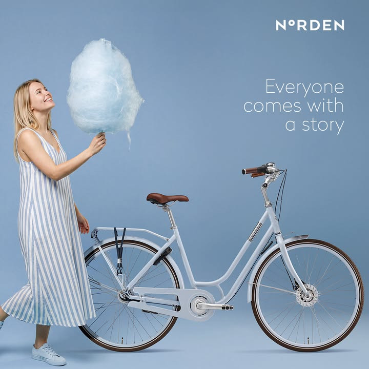 Sæby cykler præsenterer nyheden NORDEN Ellen i Silke Blå